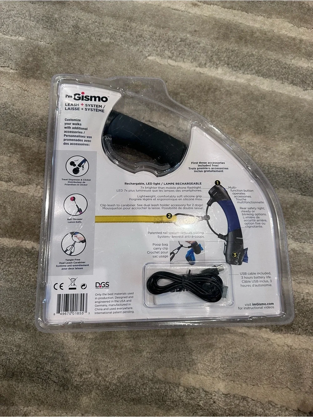 Gismo Leash + System for Dogs